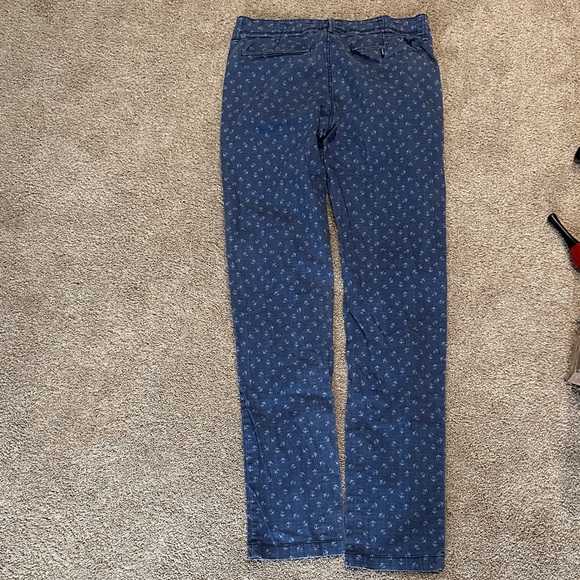 American Eagle Outfitters Blue nautical pants anchor 30/36 - Picture 5 of 7